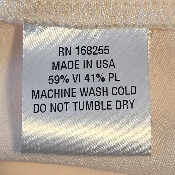 Saint Art Tuckernuck Isabel Satin Long Sleeve Midi Dress Ivory Modest Minimalist - Picture 9 of 9